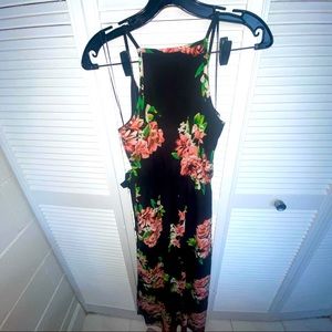 Long sexy floral dress
